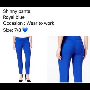 Xoxo curver fit blue pants